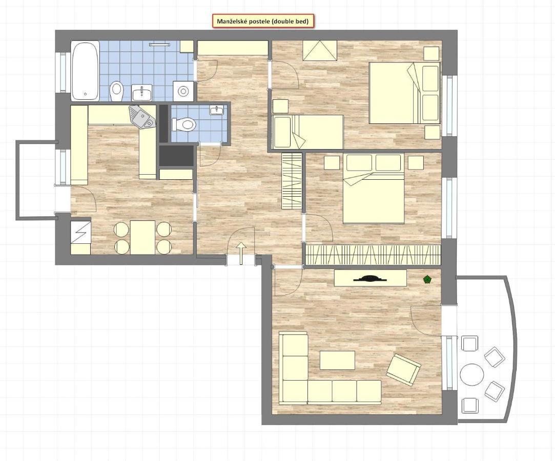 Apartmany Zlatovska Trenčín المظهر الخارجي الصورة